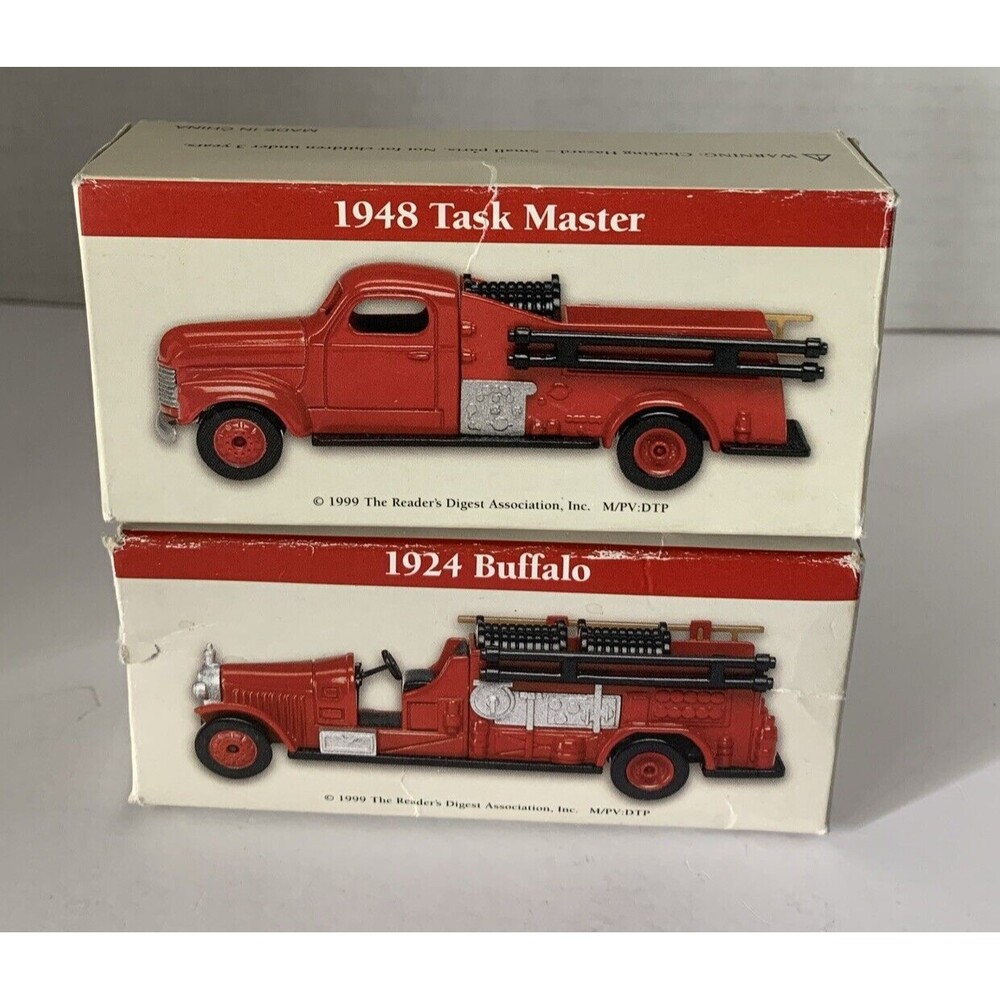 READERS DIGEST FIRE TRUCKS-LOT OF 2-1999